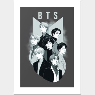 BTS Kpop Dance Posters and Art